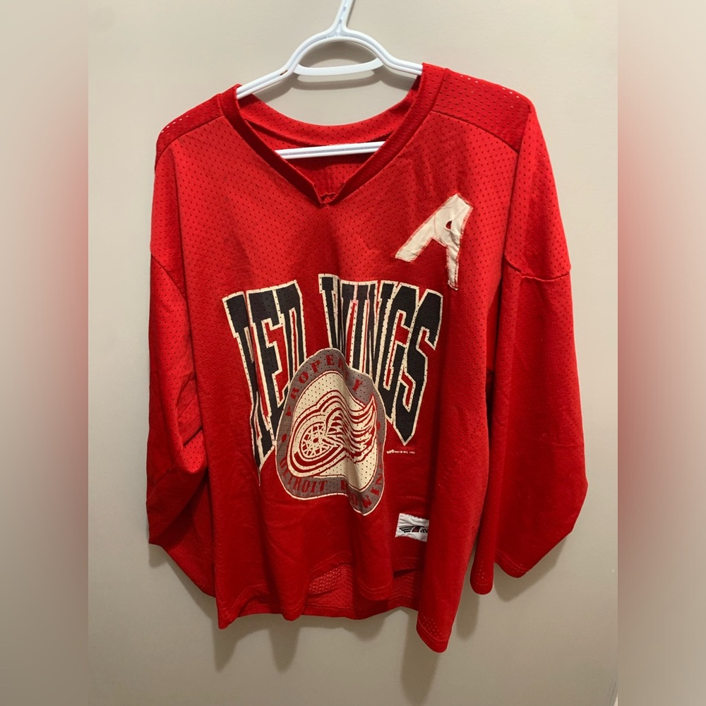Detroit Redwings Vintage Ravens Knit Jersey Men’s 1992
